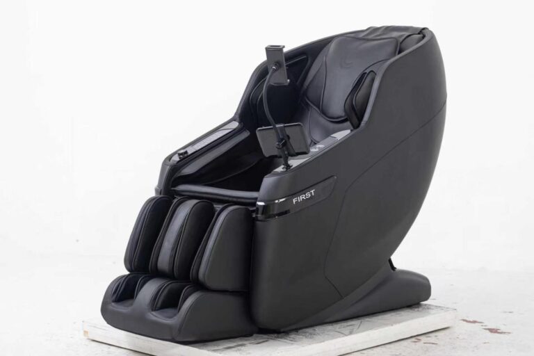 Chilink First massage chair — three-quarter front view